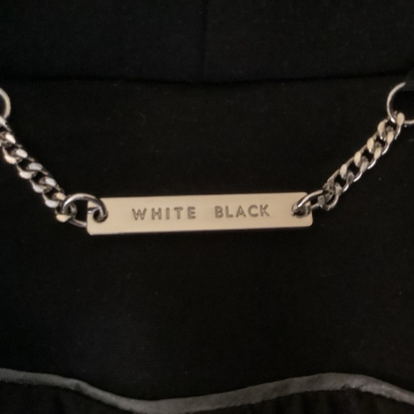 White House Black Market Women’s Gray Tweed Black Lapel One Button Blazer.  Sz 8 - Picture 5 of 8